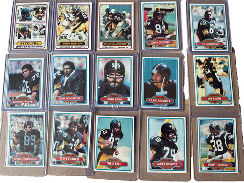 1980 topps pittsburgh steelers - pittsburgh,