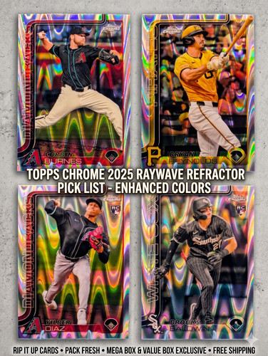2025 topps chrome raywave - topps,